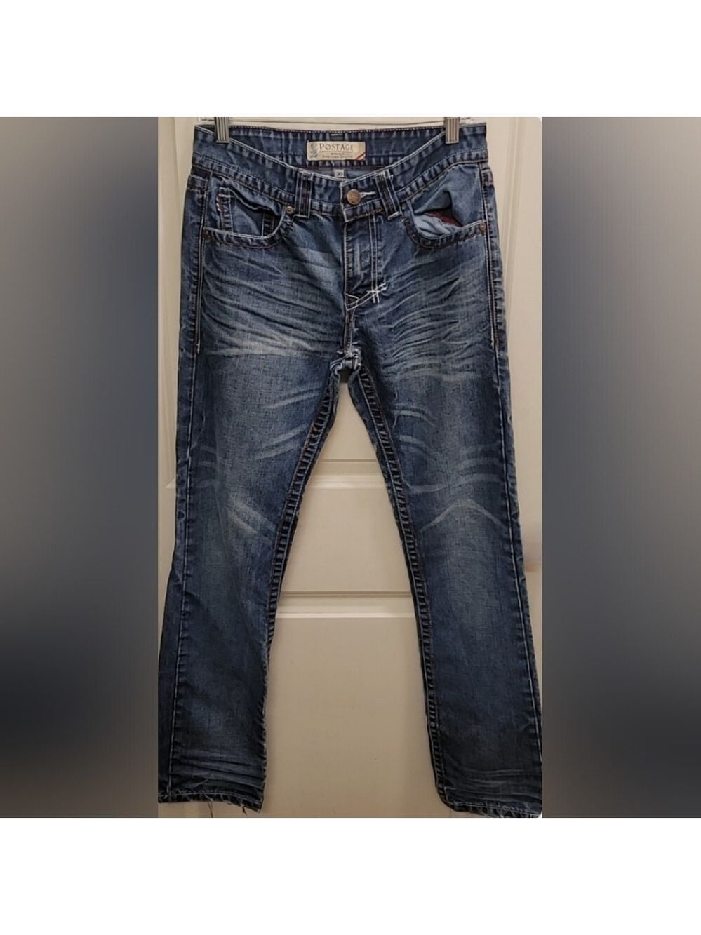 Postage Classic Blue Straight-Leg Jeans